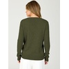 image:imageANRABESS Womens Long Sleeve Wool Blend Sweater Tops  V Neck LightweightCozy Soft PulloverElegant Business Casual WearWork Office Basic OutfitsEarly Fall Winter Layer ClothesArmy Green