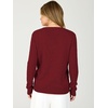 image:imageANRABESS Womens Long Sleeve Wool Blend Sweater Tops  V Neck LightweightCozy Soft PulloverElegant Business Casual WearWork Office Basic OutfitsEarly Fall Winter Layer ClothesWine Red