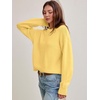 image:imageANRABESS Womens Oversized Long Sleeve Crewneck Cropped Sweater  Soft Warm Fuzzy Chunky Ribbed Knit Pullover Basic Casual Cozy Comfy Tops Fall Winter Outfits ClothesYellow