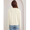 image:imageANRABESS Womens Oversized Long Sleeve Crewneck Cropped Sweater  Soft Warm Fuzzy Chunky Ribbed Knit Pullover Basic Casual Cozy Comfy Tops Fall Winter Outfits ClothesCream