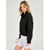 image:imageANRABESS Womens Oversized Long Sleeve Cropped Sweatshirts  Button Henley Neck Sweat Shirts Soft Comfy Pullover Tops Relaxed Fit Casual Daily Wear Fall Winter Fashion ClothingBlack