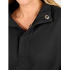 image:imageANRABESS Womens Oversized Long Sleeve Cropped Sweatshirts  Button Henley Neck Sweat Shirts Soft Comfy Pullover Tops Relaxed Fit Casual Daily Wear Fall Winter Fashion ClothingBlack