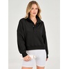 image:imageANRABESS Womens Oversized Long Sleeve Cropped Sweatshirts  Button Henley Neck Sweat Shirts Soft Comfy Pullover Tops Relaxed Fit Casual Daily Wear Fall Winter Fashion ClothingBlack