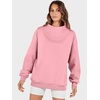 image:imageANRABESS Womens Oversized Sweatshirts Mock Neck Pullover  Cozy Fleece Long Sleeve Tops Casual Daily Wear Going Out amp Preppy Loose Fit 2026 Fall Winter Trendy OutfitsLight Pink