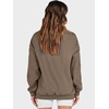 image:imageANRABESS Womens Oversized Sweatshirts Mock Neck Pullover  Cozy Fleece Long Sleeve Tops Casual Daily Wear Going Out amp Preppy Loose Fit 2026 Fall Winter Trendy OutfitsBrown