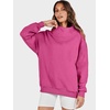 image:imageANRABESS Womens Oversized Sweatshirts Mock Neck Pullover  Cozy Fleece Long Sleeve Tops Casual Daily Wear Going Out amp Preppy Loose Fit 2026 Fall Winter Trendy OutfitsHot Pink