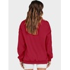 image:imageANRABESS Womens Oversized Sweatshirts Mock Neck Pullover  Cozy Fleece Long Sleeve Tops Casual Daily Wear Going Out amp Preppy Loose Fit 2026 Fall Winter Trendy OutfitsRed