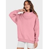 image:imageANRABESS Womens Oversized Sweatshirts Mock Neck Pullover  Cozy Fleece Long Sleeve Tops Casual Daily Wear Going Out amp Preppy Loose Fit 2026 Fall Winter Trendy OutfitsLight Pink