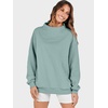 image:imageANRABESS Womens Oversized Sweatshirts Mock Neck Pullover  Cozy Fleece Long Sleeve Tops Casual Daily Wear Going Out amp Preppy Loose Fit 2026 Fall Winter Trendy OutfitsLight Green