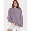 image:imageANRABESS Womens Oversized Sweatshirts Mock Neck Pullover  Cozy Fleece Long Sleeve Tops Casual Daily Wear Going Out amp Preppy Loose Fit 2026 Fall Winter Trendy OutfitsNutmeg