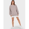 image:imageANRABESS Womens Oversized Sweatshirts Mock Neck Pullover  Cozy Fleece Long Sleeve Tops Casual Daily Wear Going Out amp Preppy Loose Fit 2026 Fall Winter Trendy OutfitsKhaki