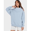 image:imageANRABESS Womens Oversized Sweatshirts Mock Neck Pullover  Cozy Fleece Long Sleeve Tops Casual Daily Wear Going Out amp Preppy Loose Fit 2026 Fall Winter Trendy OutfitsLight Blue