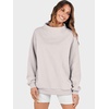 image:imageANRABESS Womens Oversized Sweatshirts Mock Neck Pullover  Cozy Fleece Long Sleeve Tops Casual Daily Wear Going Out amp Preppy Loose Fit 2026 Fall Winter Trendy OutfitsLight Grey