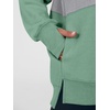 image:imageANRABESS Womens Quarter Zip Sweatshirt Oversized Hoodies  Soft Cozy Fleece Mock Neck Pullover with Side Pockets Drop Shoulder SlouchyY2K Color Block Casual LoungewearFall FashionWhite Light Grey Sage Green