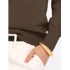 image:imageANRABESS Sweaters for Women Polo Collared Knit Long Sleeve Pullover  Soft Lightweight Cozy Feel V Neck Button Shirts Business Casual amp Office Clothes Fall Winter Dressy WearBrown