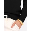 image:imageANRABESS Sweaters for Women Polo Collared Knit Long Sleeve Pullover  Soft Lightweight Cozy Feel V Neck Button Shirts Business Casual amp Office Clothes Fall Winter Dressy WearBlack