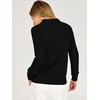 image:imageANRABESS Sweaters for Women Polo Collared Knit Long Sleeve Pullover  Soft Lightweight Cozy Feel V Neck Button Shirts Business Casual amp Office Clothes Fall Winter Dressy WearBlack