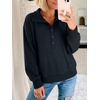image:imageANRABESS Sweatshirt for Womens Waffle Knit Henley Pullover  Lightweight Soft Thermal Regular Fit Long Sleeve Half Button Topsfor Casual Daily amp Preppy Spring amp Fall WeatherNavy