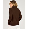 image:imageANRABESS Women Quarter Zip Long Sleeve Fall Pullover Sweater  Soft Knit Fabric Medium Stretch Business Casual Work Office Travel Vacation 2026 Trendy Fashion Winter Cozy OutfitsCoffee