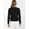 image:imageANRABESS Womens Cropped Lightweight Long Sleeve Sweater  CrewNeck Soft Ribbed Knit PulloverSlim Fit TopsBusiness Casual OutfitsWork Office AllDay WearFall Winter ClothesBlack