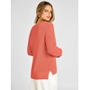 image:imageANRABESS Womens Fall v Neck Knit Sweater  Cozy Soft Spilt Hem Pullover Long Sleeve Loose Fit Tops Basic Business Casual Work Layering Trendy Winter OutfitsOrange