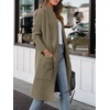 image:imageANRABESS Womens Long Cardigan Sweater 2026 Fall Fashion Casual Oversized Knit Open Front Coatigan Jacket Coat OutfitsKhaki Brown