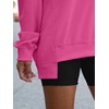 image:imageANRABESS Womens Long Sleeve VNeck Oversized Sweatshirts  Soft Lightweight Loose Fit Pullover Tops Casual School Workout Office Tunic Shirts Teen Girls Outfit Fall Winter ClothesRose