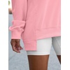 image:imageANRABESS Womens Long Sleeve VNeck Oversized Sweatshirts  Soft Lightweight Loose Fit Pullover Tops Casual School Workout Office Tunic Shirts Teen Girls Outfit Fall Winter ClothesPink
