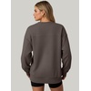image:imageANRABESS Womens Oversized Crewneck Long Sleeve Sweatshirts  Soft Fleece Pullover Tops with Thumb Hole Cuffs Loose Fit Y2K Casual Outfits for School Daily Wear Spring Fall ClothesCamel