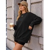 image:imageANRABESS Womens Oversized Crewneck Long Sleeve Sweatshirts  Soft Fleece Pullover Tops with Thumb Hole Cuffs Loose Fit Y2K Casual Outfits for School Daily Wear Spring Fall ClothesBlack