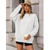 image:imageANRABESS Womens Oversized Crewneck Long Sleeve Sweatshirts  Soft Fleece Pullover Tops with Thumb Hole Cuffs Loose Fit Y2K Casual Outfits for School Daily Wear Spring Fall ClothesWhite