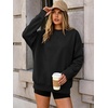 image:imageANRABESS Womens Oversized Crewneck Long Sleeve Sweatshirts  Soft Fleece Pullover Tops with Thumb Hole Cuffs Loose Fit Y2K Casual Outfits for School Daily Wear Spring Fall ClothesBlack