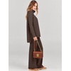 image:imageANRABESS Womens Oversized Turtleneck Sweater Sets  Soft Comfy Warm Lounge Set 2 Piece Outfits Pullover Top amp Wide Leg Pants Casual Travel Sweatsuit Fall Winter Daily WearChocola