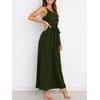 image:imageANRABESS Women Summer Dressy Jumpsuits One Shoulder Sleeveless Casual Wide Leg Pants Romper Jumper 2026 Trendy OutfitsArmy Green