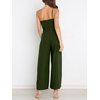 image:imageANRABESS Women Summer Dressy Jumpsuits One Shoulder Sleeveless Casual Wide Leg Pants Romper Jumper 2026 Trendy OutfitsArmy Green