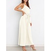 image:imageANRABESS Women Summer Dressy Jumpsuits One Shoulder Sleeveless Casual Wide Leg Pants Romper Jumper 2026 Trendy OutfitsWhite