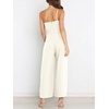 image:imageANRABESS Women Summer Dressy Jumpsuits One Shoulder Sleeveless Casual Wide Leg Pants Romper Jumper 2026 Trendy OutfitsWhite