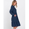 image:imageANRABESS Womens Long Sleeve Midi Dresses  V Neck Swing Tiered Dress Beach Vacation Work Business Casual 2026 Fall Summer Flowy OutfitNavy Blue