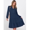 image:imageANRABESS Womens Long Sleeve Midi Dresses  V Neck Swing Tiered Dress Beach Vacation Work Business Casual 2026 Fall Summer Flowy OutfitNavy Blue