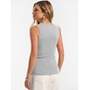 image:imageANRABESS Sleeveless Sweater Tops for Women 2026 Summer Dressy Tank Top Business Casual Outfits Work Shirts Fashion ClothingGrey