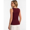 image:imageANRABESS Sleeveless Sweater Tops for Women 2026 Summer Dressy Tank Top Business Casual Outfits Work Shirts Fashion ClothingWine Red