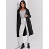 image:imageANRABESS Womens Cardigan Sweater 2026 Fall Outfits Knitted Lapel Long Coats CoatigansBlack