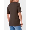 image:imageANRABESS Womens Half Sleeve Tops V Neck Shirts  Comfy Soft Basic Fit Tee Business Casual Work Daily Wear TShirts Summer Spring Trendy ClothesBrown