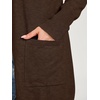 image:imageANRABESS Womens Lightweight Open Front Cardigan Sweaters  Long Sleeve Draped V Neck Coat With Pockets Soft Stretchy Knit Work Business Casual Outfits2026 Fall Trendy Travel OutingsCoffee