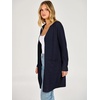 image:imageANRABESS Womens Lightweight Open Front Cardigan Sweaters  Long Sleeve Draped V Neck Coat With Pockets Soft Stretchy Knit Work Business Casual Outfits2026 Fall Trendy Travel OutingsNavy Blue