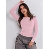 image:imageANRABESS Womens Long Sleeve Shirts Built in Bra Double Lined Top  Slim Fit Crew Neck Basic Tee Soft Comfy Breathable Casual Wear Going Out Travel Daily Spring Fall Layer Trendy OutfitsLight Pink