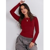 image:imageANRABESS Womens Long Sleeve Shirts Built in Bra Double Lined Top  Slim Fit Crew Neck Basic Tee Soft Comfy Breathable Casual Wear Going Out Travel Daily Spring Fall Layer Trendy OutfitsRed