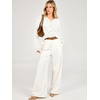 image:imageANRABESS Womens Oversized Crop Cardigan Chunky Knit Sweater  Button Down Open Front V Neck Long Sleeve Sweaters Cozy Soft Dropshoulder fit 2026 Fall Winter Work Vacation OutfitsWhite