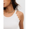 image:imageANRABESS Womens Summer Tank Tops Sleeveless Ribbed Camisole  Spaghetti Strap Cami Sweater Soft Lightweight Slim Knit Casual Beach Vacation Travel Office Clothes Spring Fall LayeringWhite