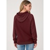 image:imageANRABESS Womens Waffle Knit Oversized Hoodie Sweatshirts  Cozy Lightweight Pullover Tops Raglan Sleeve with Pocket Loose School Office Casual Wear Fall Winter Trendy OutfitsWine Red